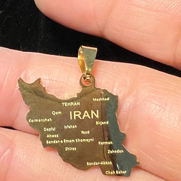 IRAN MAP Necklace - Picture 4 of 6